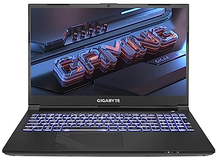 Gigabyte G5 Gaming Laptop | 15,6 144Hz FHD Display | Intel Core i5-12500H | Nvidia GeForce RTX 3050 G5 GE-51DE263SD, Schwarz