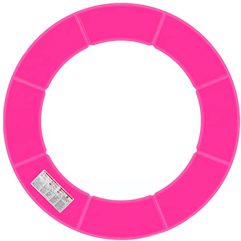Baunsal® Trampolin Randabdeckung Ø 427 cm mit 30 cm breite in pink und 20 mm dick uv-beständig reißfest Trampolin Ersatzteile Trampolin Rahmenpolsterung Schutzrand für das Trampolin Outdoor
