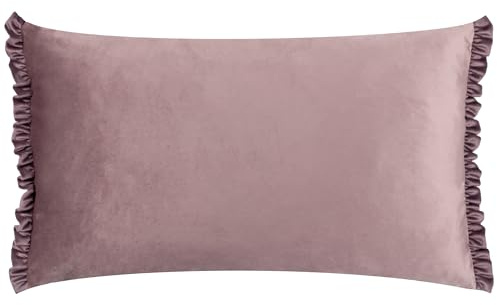 furn. Wylder Nature Tilly Velvet Reversible Cushion Cover, Heather/Smoke