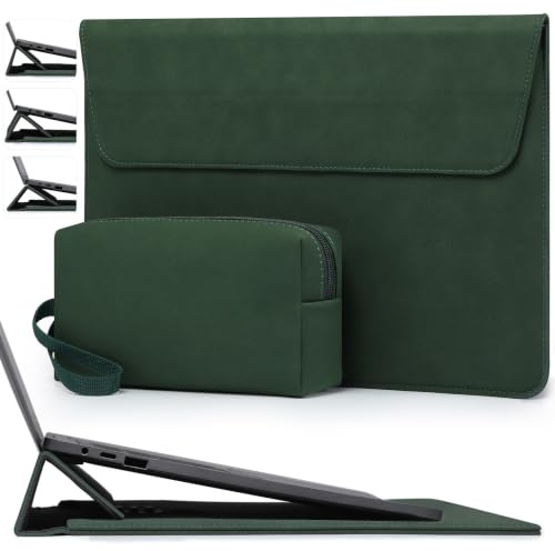 HYZUO 15 Housse pour Ordinateur Portable,Vert Minuit | pour MacBook Air 15 M5 A3448 M4 A3241 M3 A3114 M2 A2941 2026-2023, MacBook Pro 15, 15 Surface Laptop 7/6/5/4