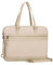 Pepe Jeans Morgan Bolso para Portátil Beige 41x30x14 cms Poliéster y PU by Joumma Bags