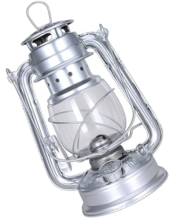 Zerodeko Außendekoration Tragbare Petroleumlampe Hängende Petroleumlaterne Camping Öllaterne Herbstdeko Für Zu Hause Retro-petroleumlampe Vintage Öllampe Glasdekor Zelt Eisen Retro-Lampe