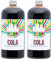 Rainbow Slush Sirup AZO FREI | 2x1 Liter Flasche | Konzentrat für Slushy Maker Eis Slushmaschinen Eismaschinen Getränke 1:5 bis 1:20 (2xCola)