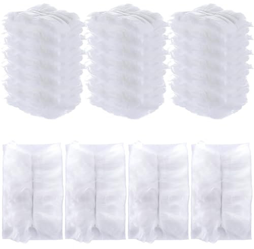AHAQU 60PCS Flash Dust Magnet, Fluffy Duster Refills, Flash Duster Refills, Flash Dust Magnet Refill, Refill Duster for Cleaning, Blinds, Office, Home- White