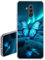 JEZSTHAI Handyhülle Kompatibel mit Huawei Mate 20 Lite Hülle Silikon Transparent Weiche Fallschutz Stoßfeste Kratzfeste Durchsichtige Schutzhülle mit Schmetterling Aesthetic Muster