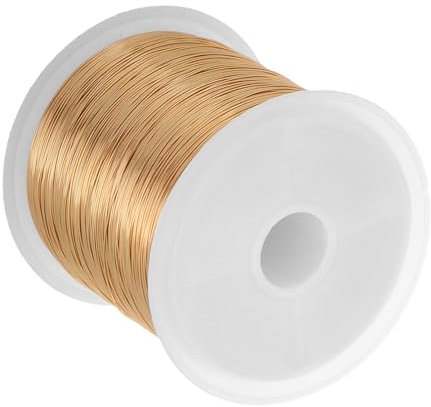 STOBOK 1rollo Alambre De Cobre Para Joyería Flexible y Duradero De Alambre De Manualidades Para Accesorios De Pelo y Creaciones Artesanales