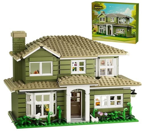 Modern House Building Set, Warm Family Comedy TV Sitcoms The Dunphy's House Building Set Compatible with Lego Gifts for Fans and Adults and Girls Aged 14+ (1176 PCS)