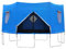 244cm 6/8 Stangen Trampolin Outdoor Zelt, Trampolin-Sonnenschutz Dach, Trampolins Abdeckung Sonnenschutz Abdeckung Zelt, UV-Beständiges & Wasserdichtes Für Camping