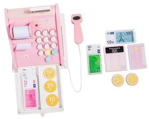 HOOTNEE 1 Satz Kinderspielzeug Simulation Spielkasse mit Mikrofon Rollenspiel Lernspielzeug für Jungen Interaktives für Kreative Erzieher