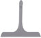 XZXCVN Pulisci Vetri con Lama in Silicone Ergonomico – Design Integrato Antiscivolo, Rimuove Incrostazioni Calcare e Schiuma Senza Aloni, Multiuso per Docce Piastrelle Specchi Cucina Bagn (Grigio)