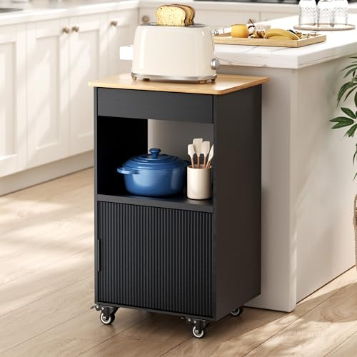 Oransail Kitchen Island Cart,Rolling Kitchen Island on Wheels with Storage Drawer,Microwave Cart, Home Coffee Bar,Mobile Kitchen Rack for Dining Room, Living Room, Hallway