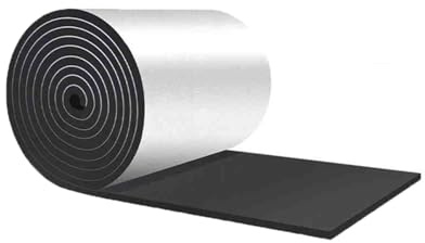 Insulation Cotton Self-Adhesive Aluminum Foil Soundproofing Mat, Fireproof Insulation Roll for Underfloor Heating and Plasterboard Walls