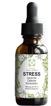 Conseil fleur de Bach®- Fleur de Bach ANTI STRESS- Apaisez et gérez votre stress naturellement. Pour éviter et apaiser les crises d'angoisse et d'anxiété … (30ML), lot de 2