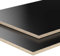 18mm Multiplex Zuschnitt schwarz melaminbeschichtet Länge bis 200cm Multiplexplatten Zuschnitte Auswahl: 130x70 cm