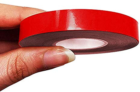 4R Quattroerre.it 10495 Trim Stripes Strisce Adesive per Auto, Rosso, 10 mm x 10 mt