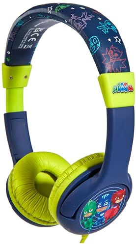 OTL Technologies PJ Masks Junior Casque d'écoute, Filaire, pour Enfants (Produit sous Licence Officielle)
