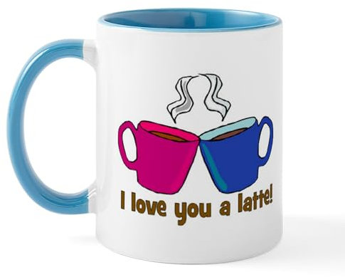 CafePress I Love You A Latte!! Mug 11 oz (325 ml) Ceramic Coffee Mug