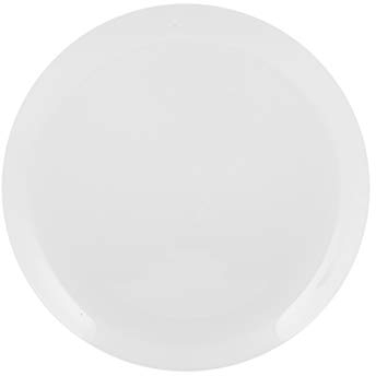H&H Premiere Set 6 Piatti Piani, Opale, Bianco, 27cm