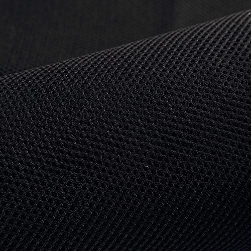 QDTD 160 cm Breit Mesh Stoff Air Mesh Leichte Polyester Sportbekleidung,Sportbekleidung,Badebekleidung,Tanzbekleidung,Yogabekleidung,Tischdecke Verkauft von 1m(Schwarz)(Size:1.6 * 1m)