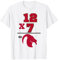 12 x 7 Ringe = G.O.A.T. Greatest of All Time 12 Ziegen T-Shirt