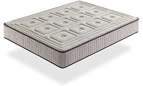 DORMISSIMO Naturmatratze 105X200 Organic Natura, Hohe 26 cm, 100% Baumwolle und Leinen Festigkeit 3/5 Medium
