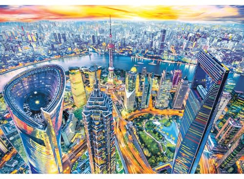 Anatolian Puzzle 2000 pièces : Vue de Shanghai