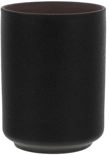 Operitacx Japanese Tea Set - 220ml Decorative Cups, Chinese Mug, Multi-Use Ceramic Cup, Retro Asian Black Mugs for Green Tea, Matcha, Microwave & Dishwasher Safe