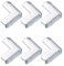 WeddHuis Protection Coin de Table Bébé, 6Pcs Protecteur d'angle de Meuble Transparent, Doux et Haute Résilience, Protège Le Bébé des Angles Vifs de la Table (L-Shape)