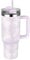 40oz Tumbler with Straw and Lid, Insulated Tumbler Stainless Steel Tumblers, Car Mug Outdoor Sports Travel Gift 40oz/1200ml Thermos Water Bottle - Purple Tie Dye