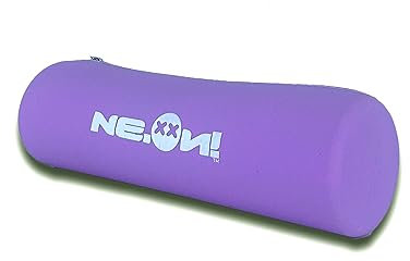 Neon Milano Silikon-Etui, Stiftetasche, Stifte-Etui, Stifte-Etui, Büro und Schule, Reise-Organizer, weiches und strapazierfähiges wasserdichtes Mäppchen (Lila-Pastal)