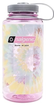 Nalgene Unisex – Erwachsene Wide Mouth Weite Öffnung, Cosmo – Tie-Dye Cosmo/Platinum, 32oz