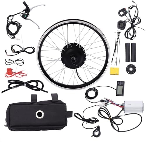 AOAPUMM Kit di conversione per bicicletta elettrica da 20, 36 V, 350 W, con display LCD