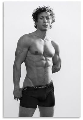 OqcEha Jeremy Allen weißes Vintage-Poster, Schauspieler, Geschenke, Leinwandmalerei, Wandkunst, dekoratives Bild, Drucke, moderne Dekoration, 50 x 75 cm