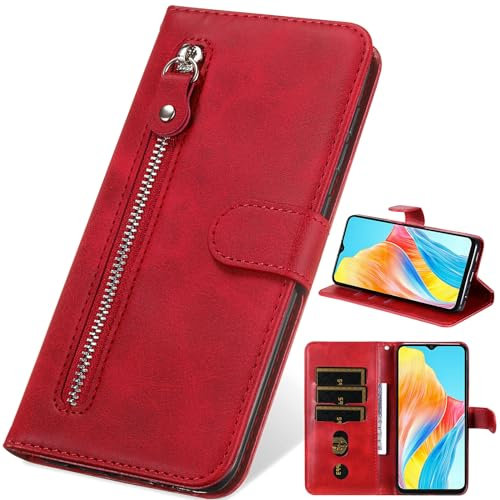 BAILI Handyhülle für Redmi K50 Gaming Edition, Magnetverschluss Reißverschluss Hülle für Redmi K50 Gaming Edition Case, Geldbörse für Redmi K50 Gaming Edition Zipper Wallet-003