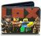 Powmag Jungen Geldbeutel, Ro-blox Portemonnaie für Kinder, Karikatur Münzfach Wallet Mit Portmonee