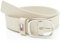 Tommy Jeans Damen Tjw Oval 3.0 Aw0Aw15836 Fester Gürtel, BEIGE (Newsprint), 90