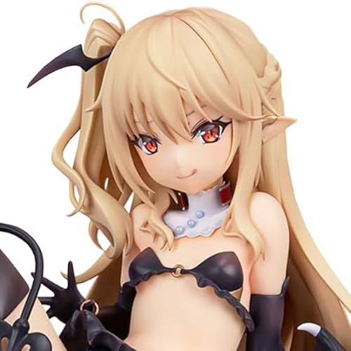 Xinnice SuccubusTiti Figurine Anime Girl Figurine d'action avec accessoires Peinture originale Modèle PVC Décoration de bureau Statue de collection pour fans d'anime 14 cm