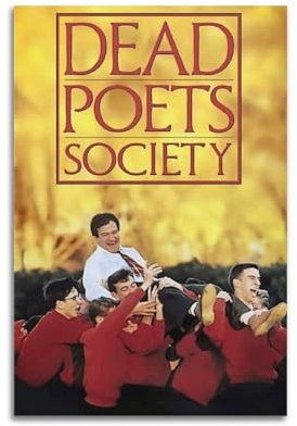 ydhgebn Vintage-Poster 'Dead Poets Society', Wandkunst, 45 x 30 cm, ungerahmter Stil für Wohnheim