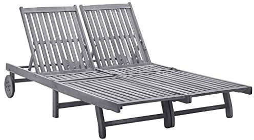 Furniture Item home 2 Personen Sonnenliege Akazienholz massiv Möbel