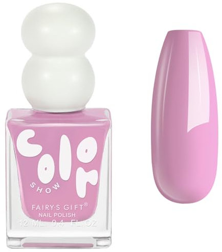 Pink Nail Polish,Baby Pink Color Nail Varnish,Bright Pink Quick Dry Nail Paint,Breathable Air Dry Light Pink Polish.No Need Cure DIY Nail Art Manicure Salon DIY Home