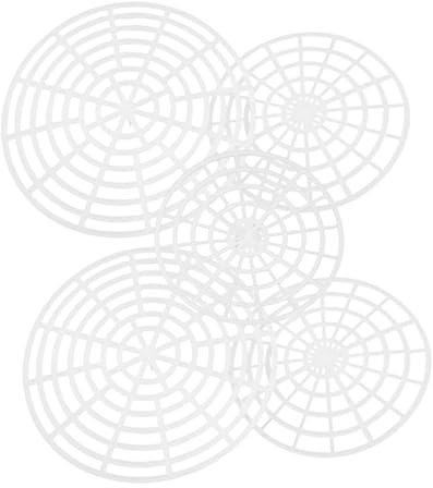 HAKIDZEL 5 Stück Kunststoff-pressplatten Für Gärgläser Gärgewichte Netz-pressplatten Zum Einlegen Von Gemüse