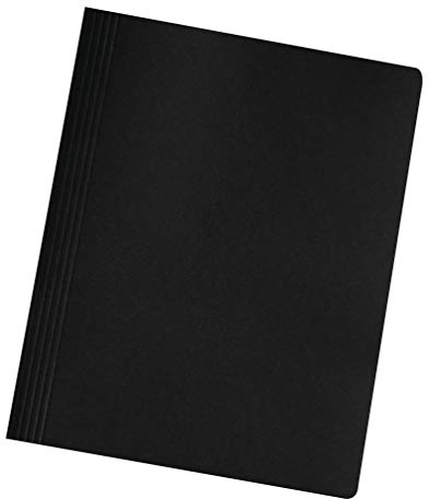 Original Falken 25er Pack Recycling-Schnellhefter DIN A4 Intensivfarbe schwarz. Made in Germany Blauer Engel Hefter Papphefter Kartonschnellhefter Schulhefter Pappordner Mappe Schulordner
