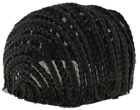 Gazechimp Perückenkappe - Cornrow Full Braided Wig Cap, Schwarz - L