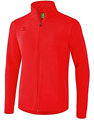 Erima Unisex Kinder Basic Sweat Jacke (2071802), rot, 164
