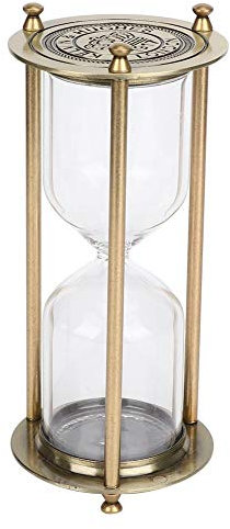 Reloj de Arena, Vidrio Temporizador de Decoración del hogar Reloj de Temporizador Accesorio Regalos Ornamento(02)