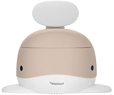 Kindsgut Pot pour bébé, Design de Baleine adapté aux Enfants et Couleurs discrètes, Toilette Enfant pour l'apprentissage de la propreté, sable