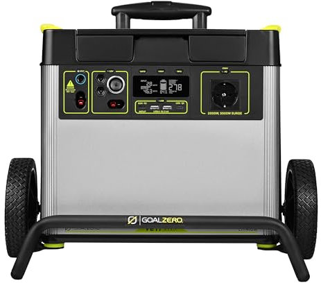 Goal Zero Yeti 3000X Solar Powerbank 280.8Ah Power Delivery Li-ION USB-A, USB-C Gris-Argent Statu