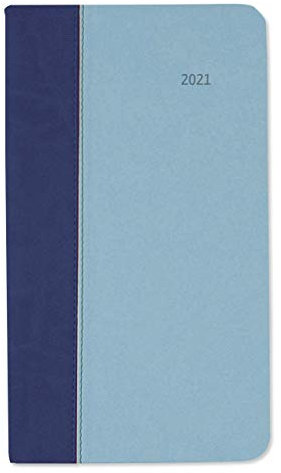 Taschenkalender Premium Air blau-azur 2022 - Büro-Kalender 9x15,6 cm - 1 Woche 2 Seiten - 128 Seiten - mit weichem Tucson-Einband - Alpha Edition
