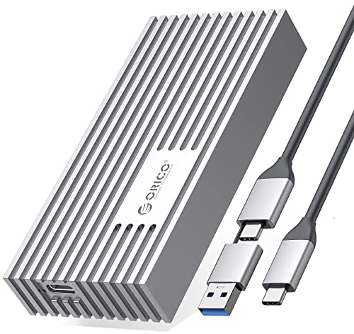 ORICO NVMe SSD Case 40Gbps M.2 USB-C PCIe3.0x4 Adapter for NVMe M-Key 4TB SSD 2230/2242/2260/2280, Aluminium M2 External SSD Case, Compatible with Thunderbolt3/4 USB3.0 2/3.1. /3.0 /Type C -M234SV