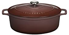 Cocotte ovale 33cm 7L10 Chasseur bois de rose